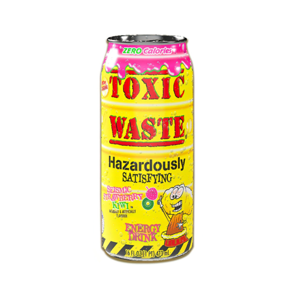 Toxic Waste Energy Drink Strawberry Kiwi 16oz (473ml)