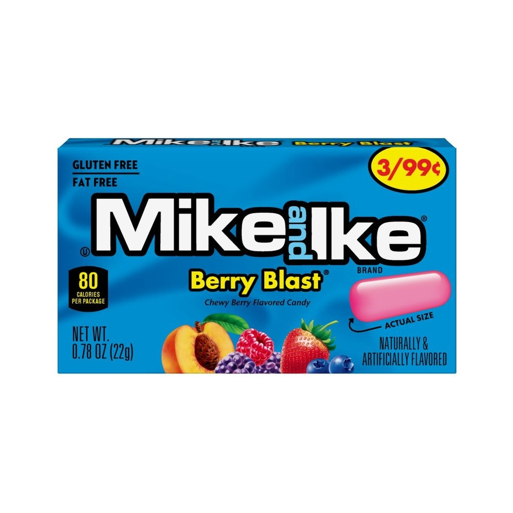 Mike & Ike Berry Blast Priced 0.78oz (22g)