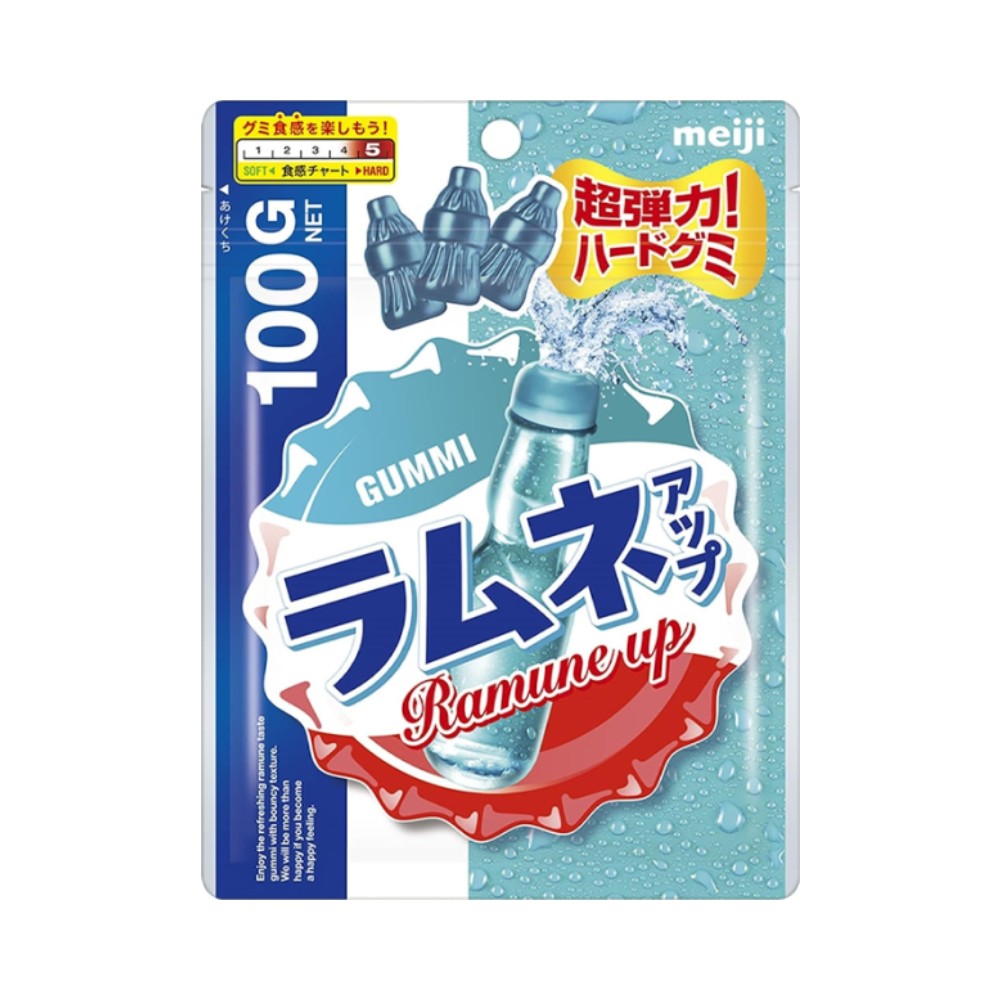 Meiji Ramune Up Hard Gummy 100g (JAPAN)