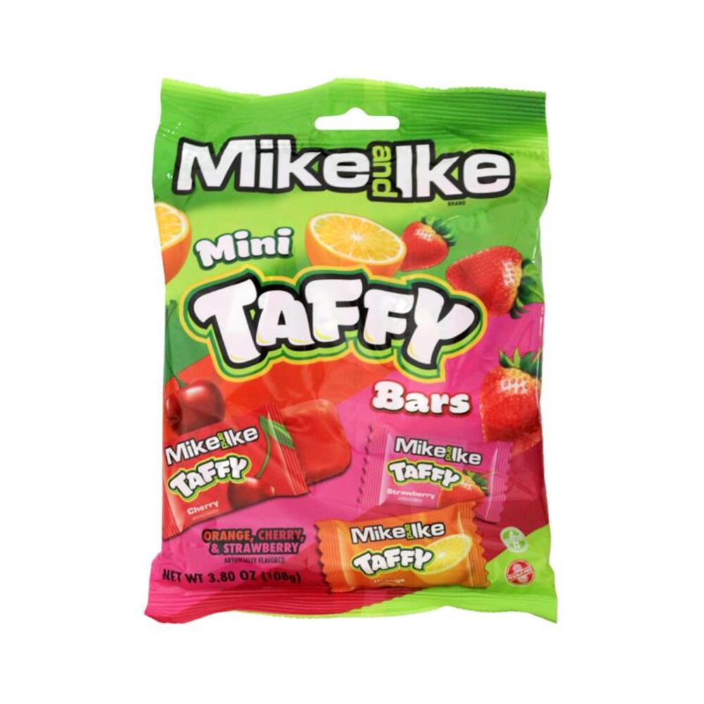 Mike & Ike Mini Taffy Peg Bag 3.8oz (108g)