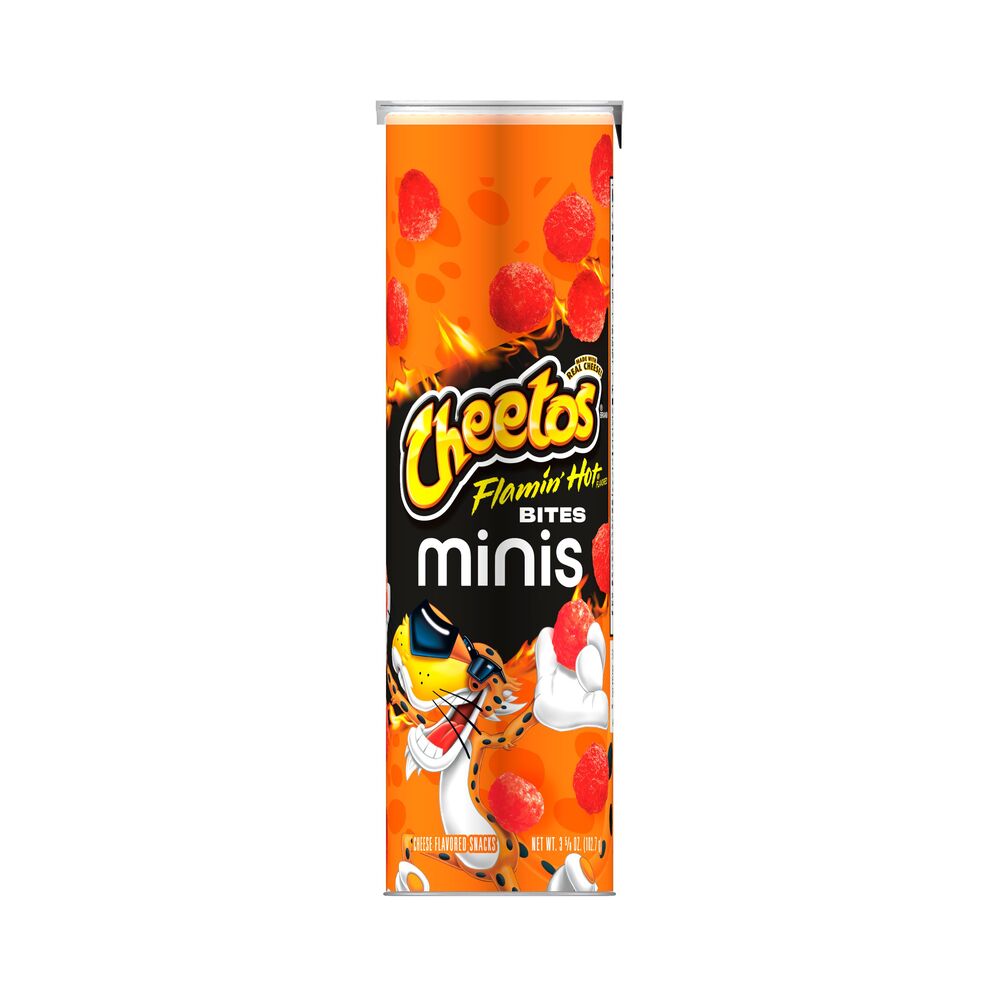 Cheetos Minis Flamin Hot Take Home Canisters 3.62oz (103g)