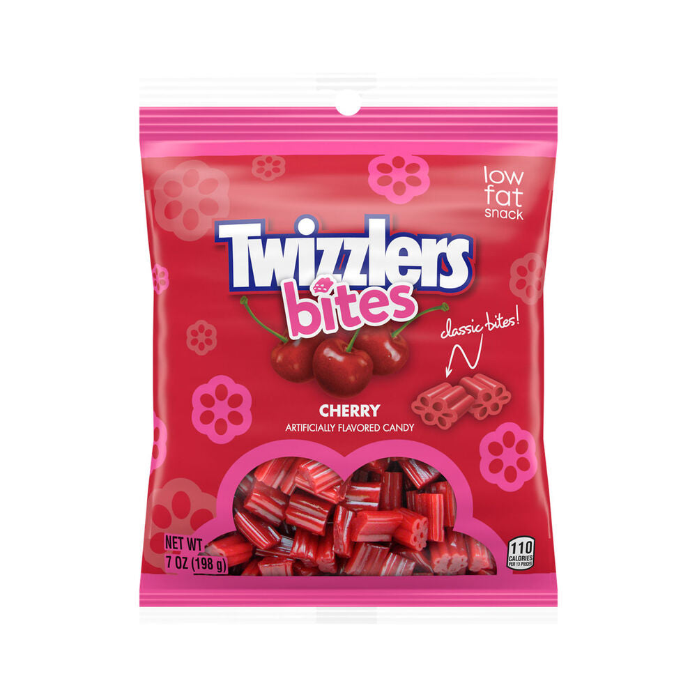 Twizzlers Peg Bag Cherry Bites 7oz (198g)
