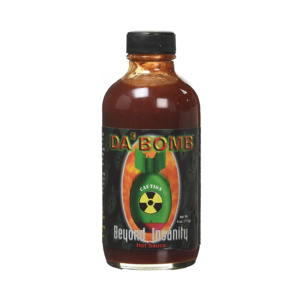 Da' Bomb Beyond Insanity Hot Sauce Bottle, 4 Ounce