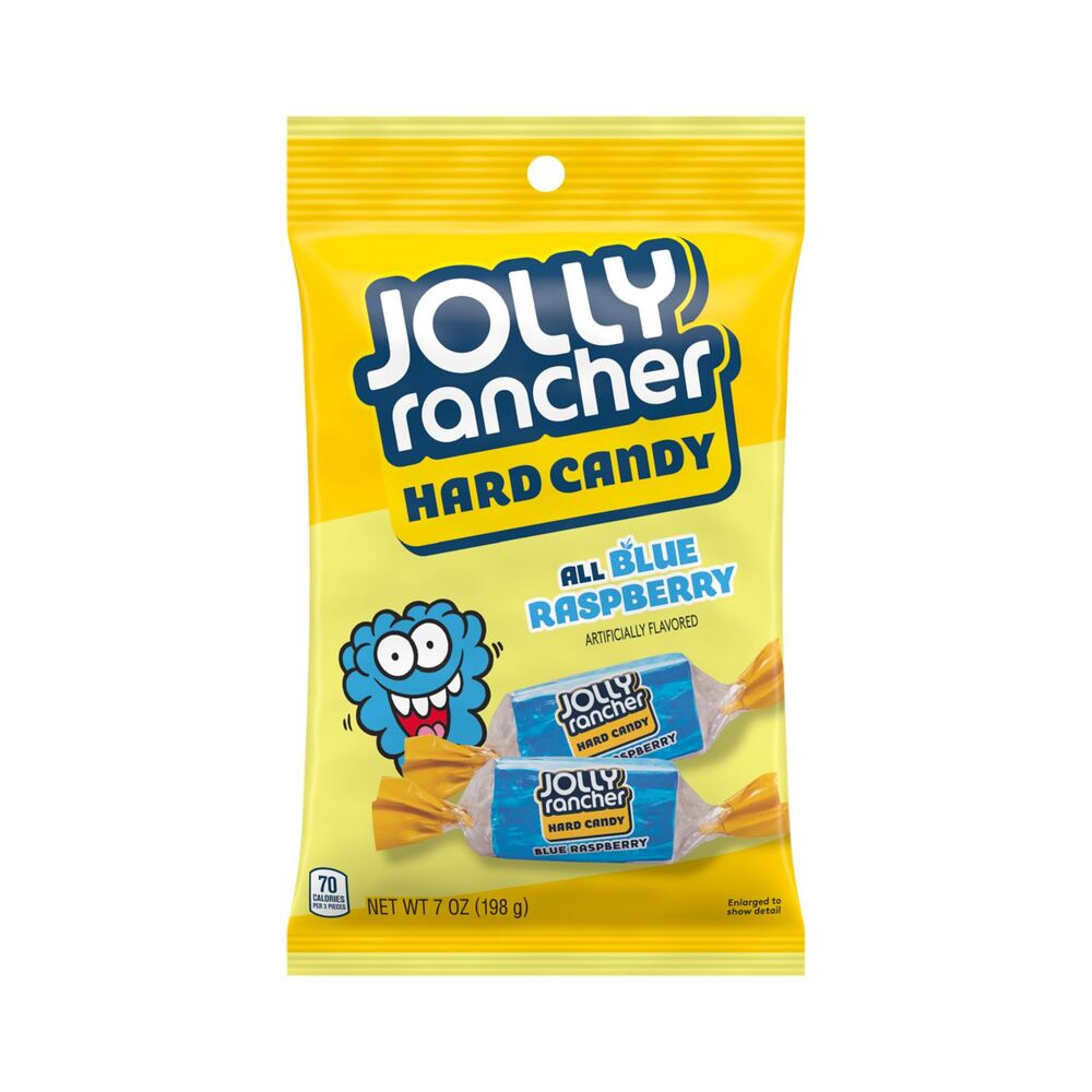 Jolly Rancher Hard Candy Blue Raspberry Peg Bag 7oz (198g)