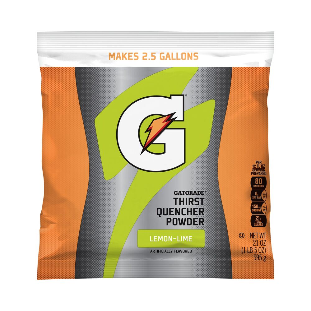 Gatorade Powder Lemon Lime 21oz (595g)