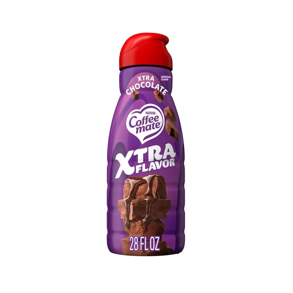Coffee Mate Xtra Chocolate Flavour Liquid Non-Dairy Coffee Creamer 28oz (828ml)
