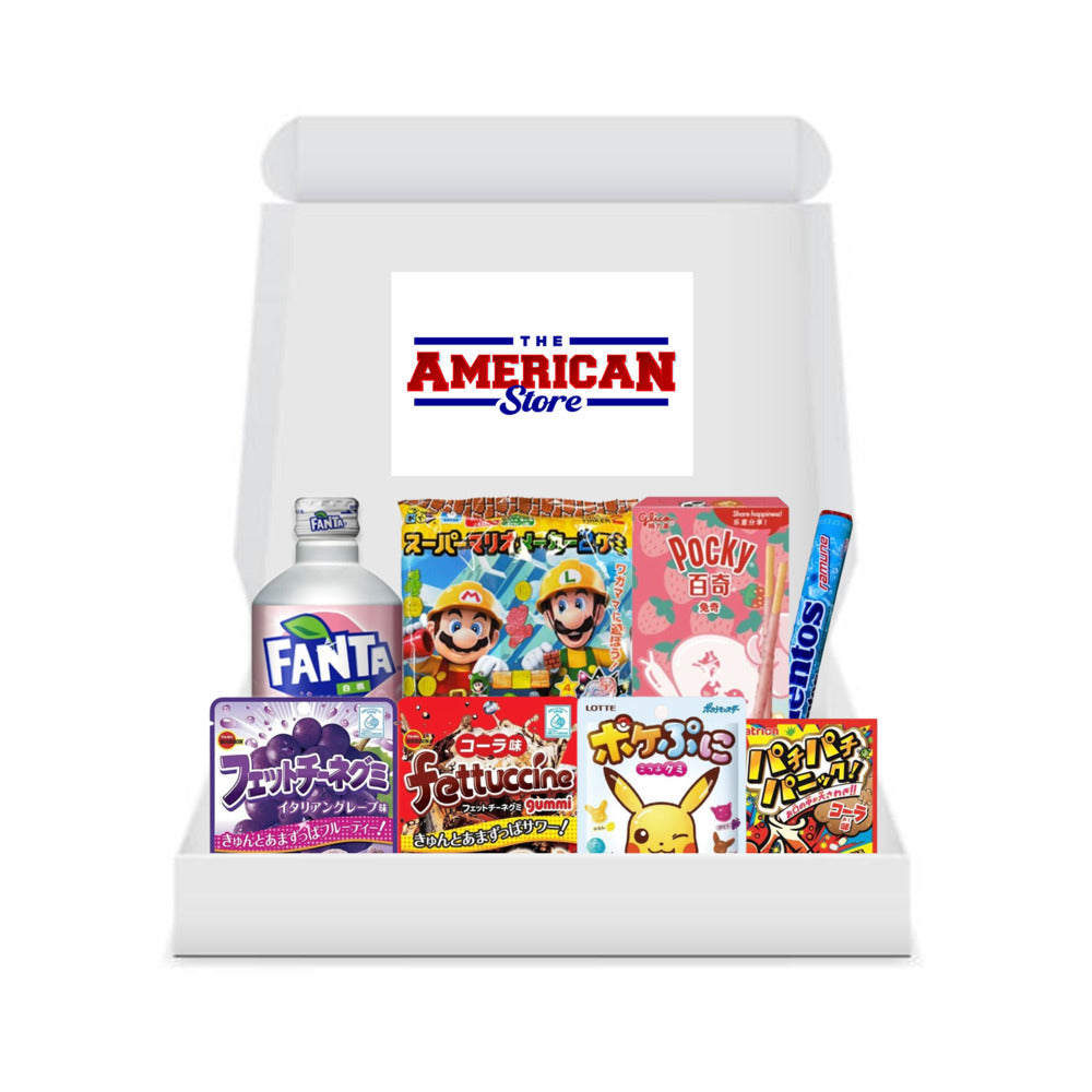 Japan Dagashi Hamper I Rare and Exotic Snacks and drinks from the Land of the Rising Sun!