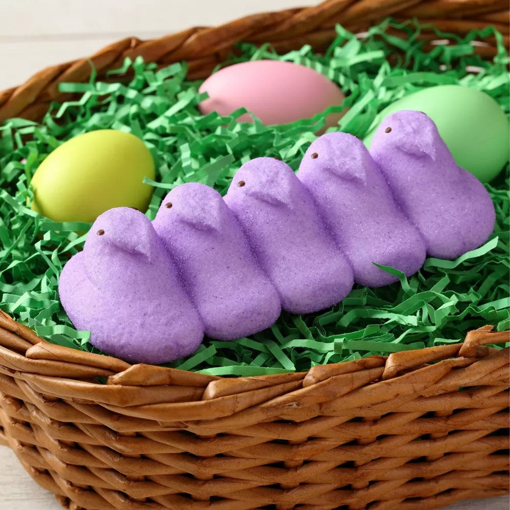 Peeps Easter Lavender Chicks Marshmallow 1.5oz (43g) 5ct
