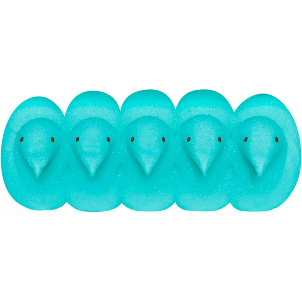 Peeps Easter Blue Chicks Marshmallow 5 Count 1.5oz (43g)