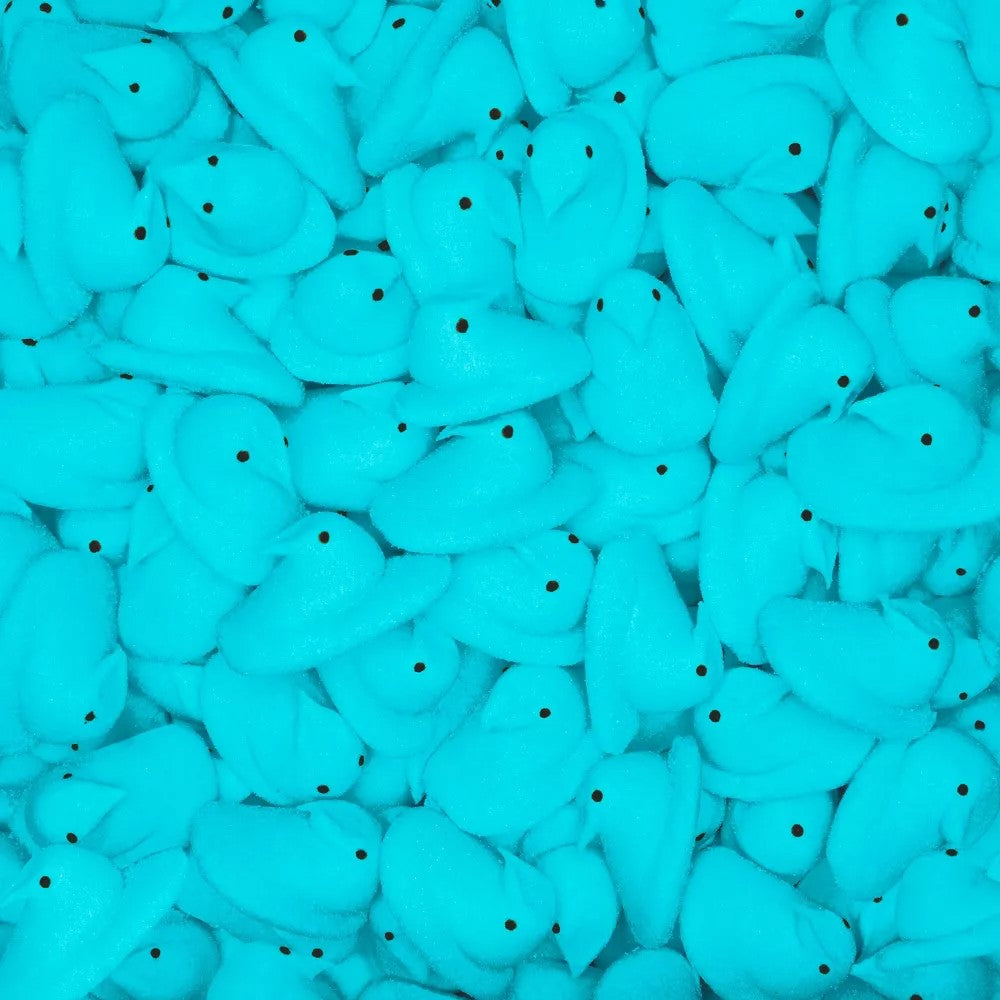 Peeps Easter Blue Chicks Marshmallow 5 Count 1.5oz (43g)