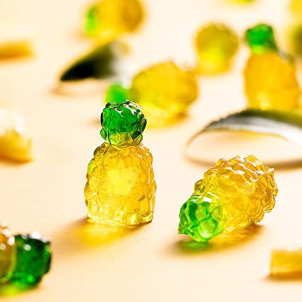 Amos 4D Fruit Gummy Pineapple Burst 6oz (170g)