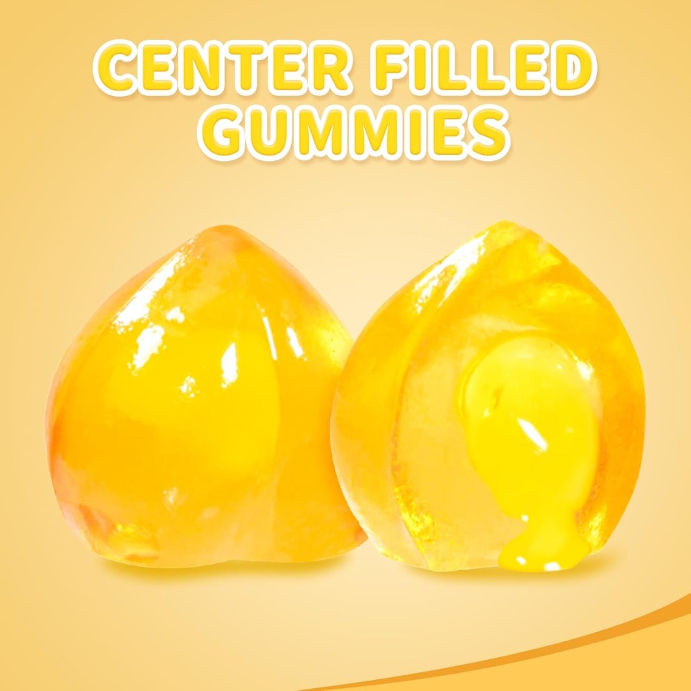 Amos 4D Fruit Gummy Peach Burst 6oz (170g)
