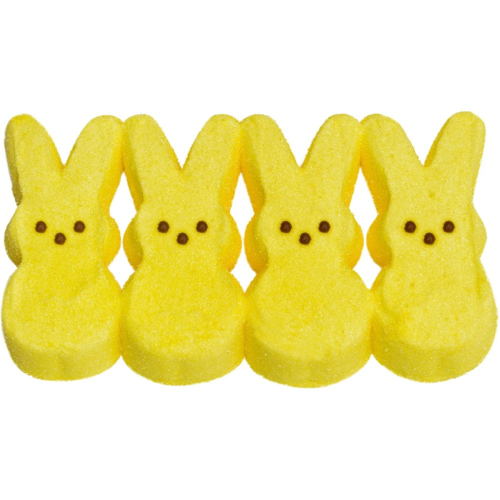 Peeps Easter Yellow Bunnies Marshmallow 8 Count 3oz (85g)
