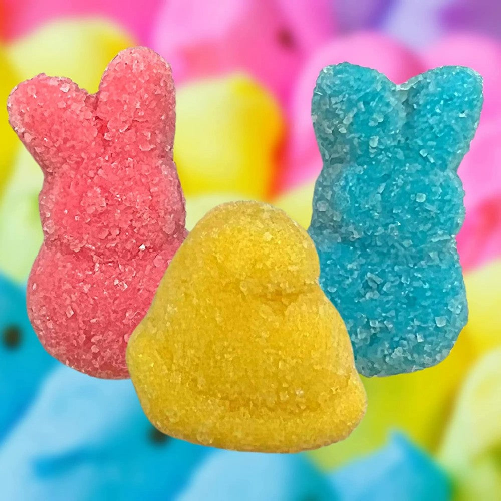 Peeps Easter Gummies Chicks Marshmallow Peg Bag 3.75oz (106g)
