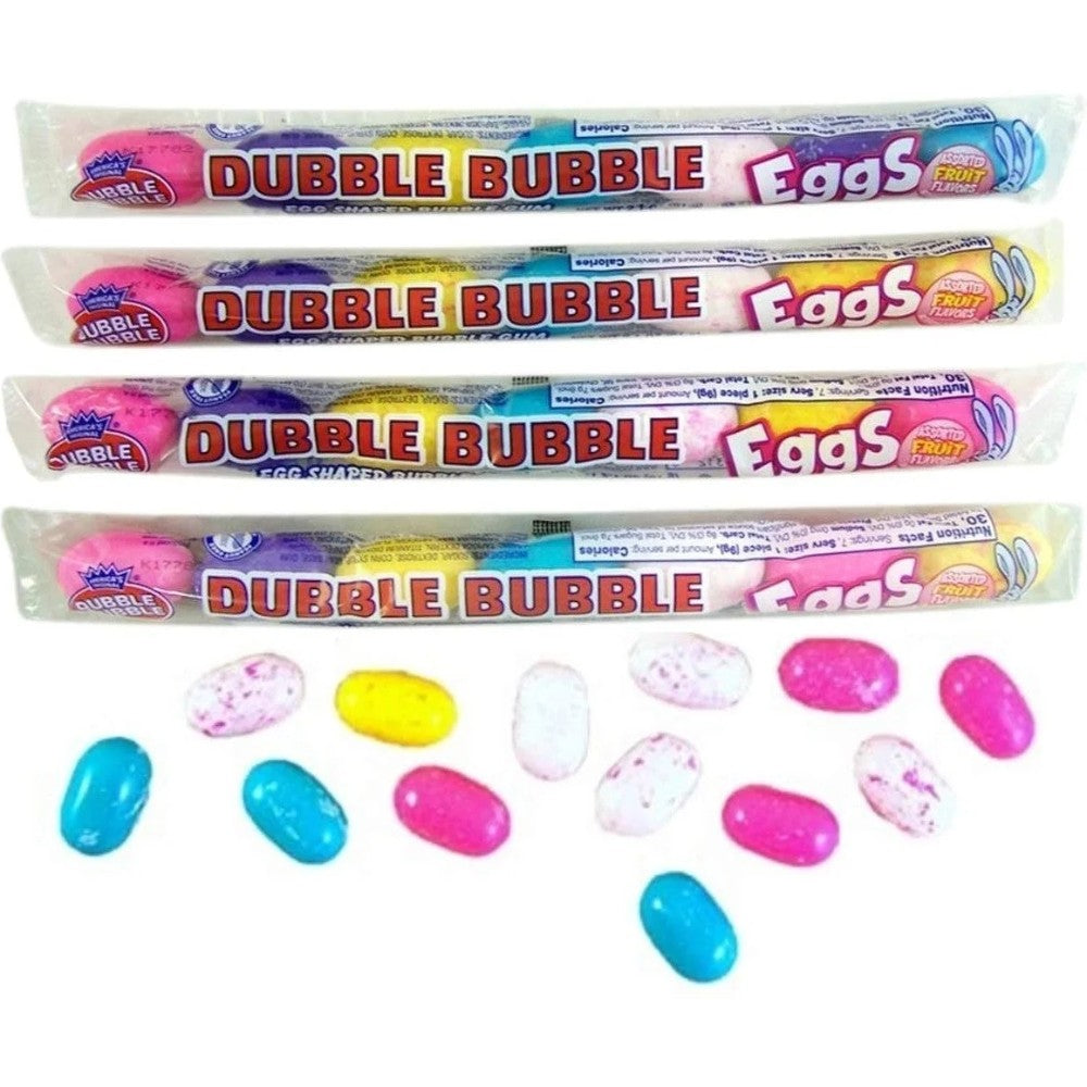 Dubble Bubble Bubble Gum Eggs 7's 2.1oz (59g)