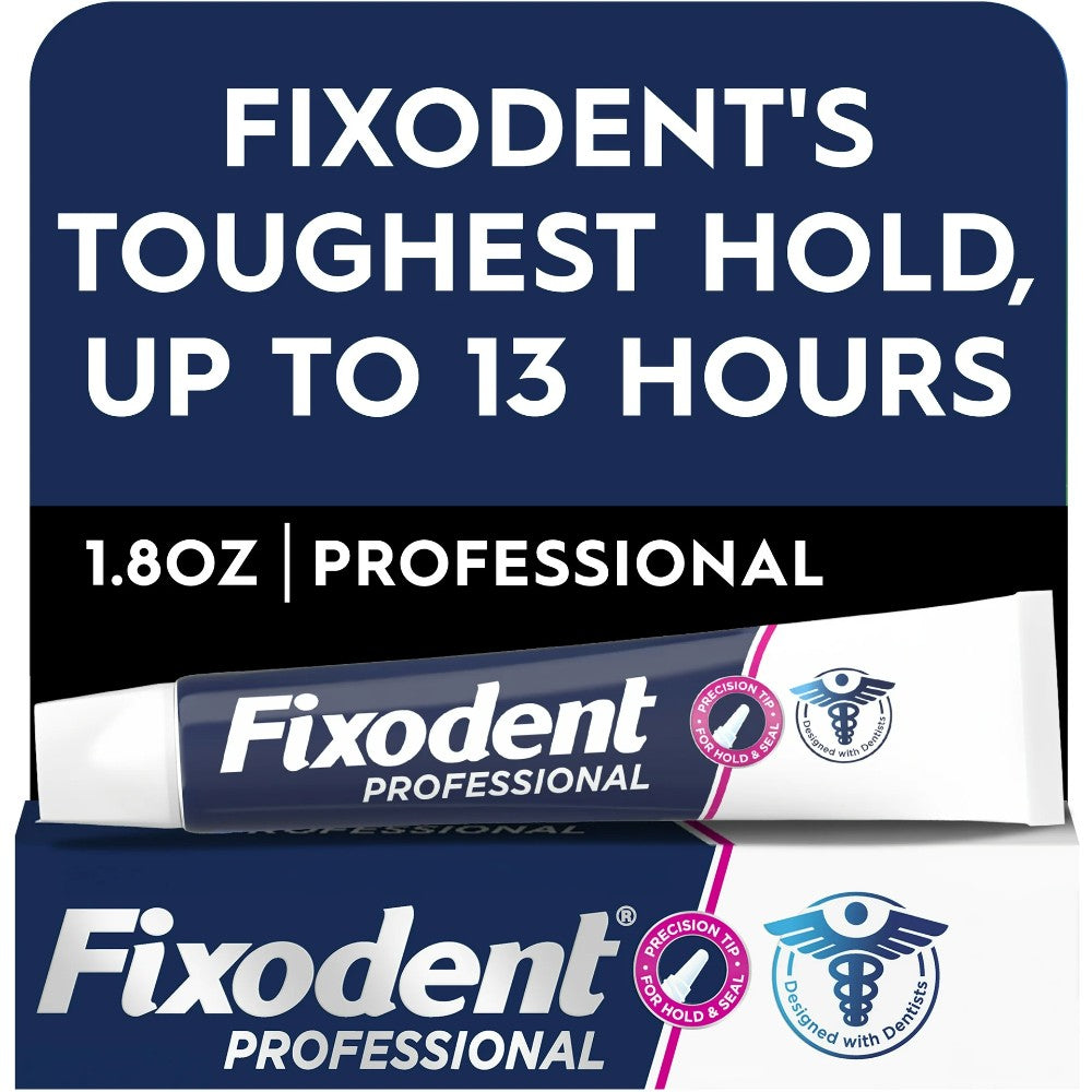 Fixodent Professional Denture Adhesive Cream 1.8oz (51g)