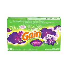 Gain Dryer Sheets Moonlight Breeze 60's