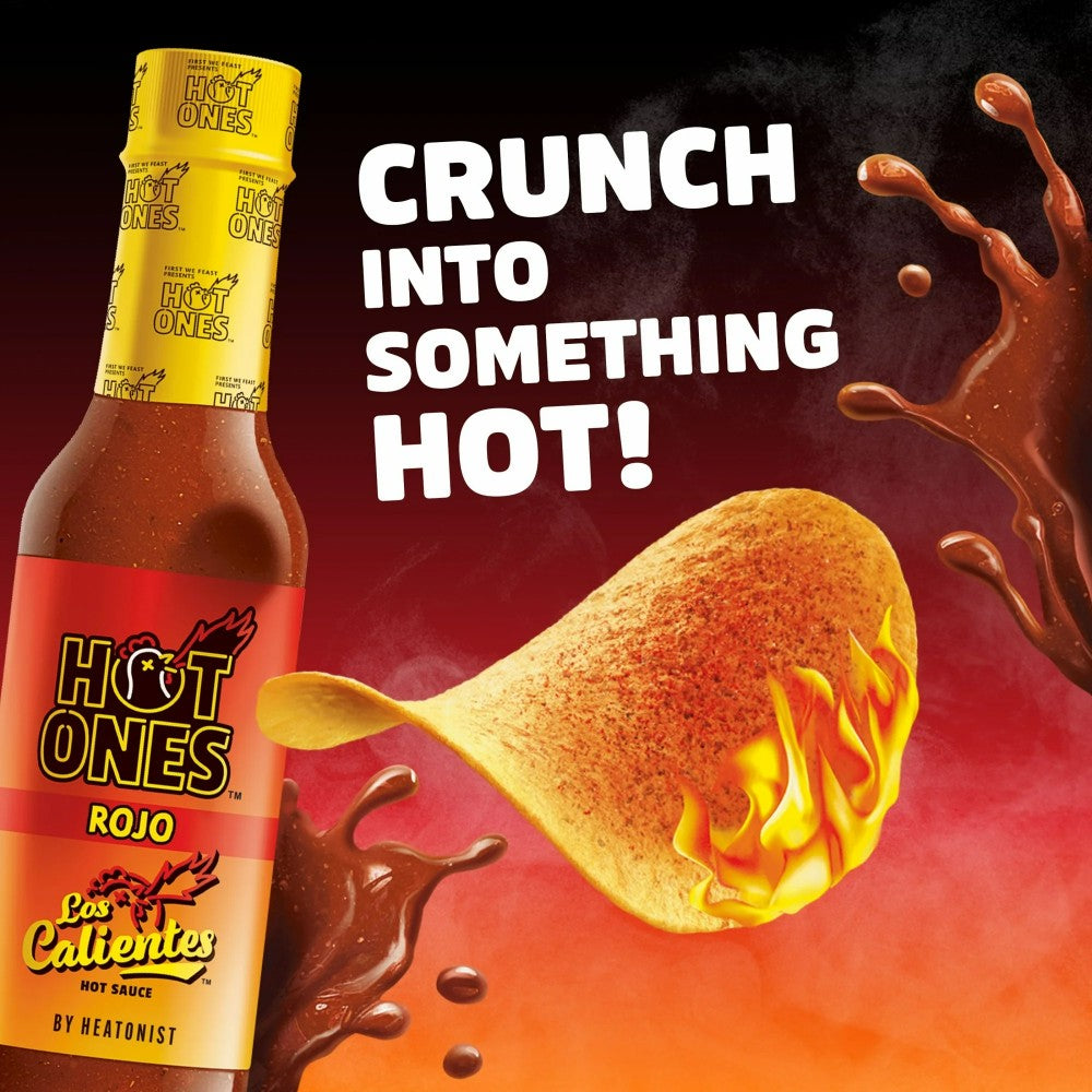 Pringles Hot Ones Los Calientes Rojo Potato Crisps Chips 5.5oz (156g)