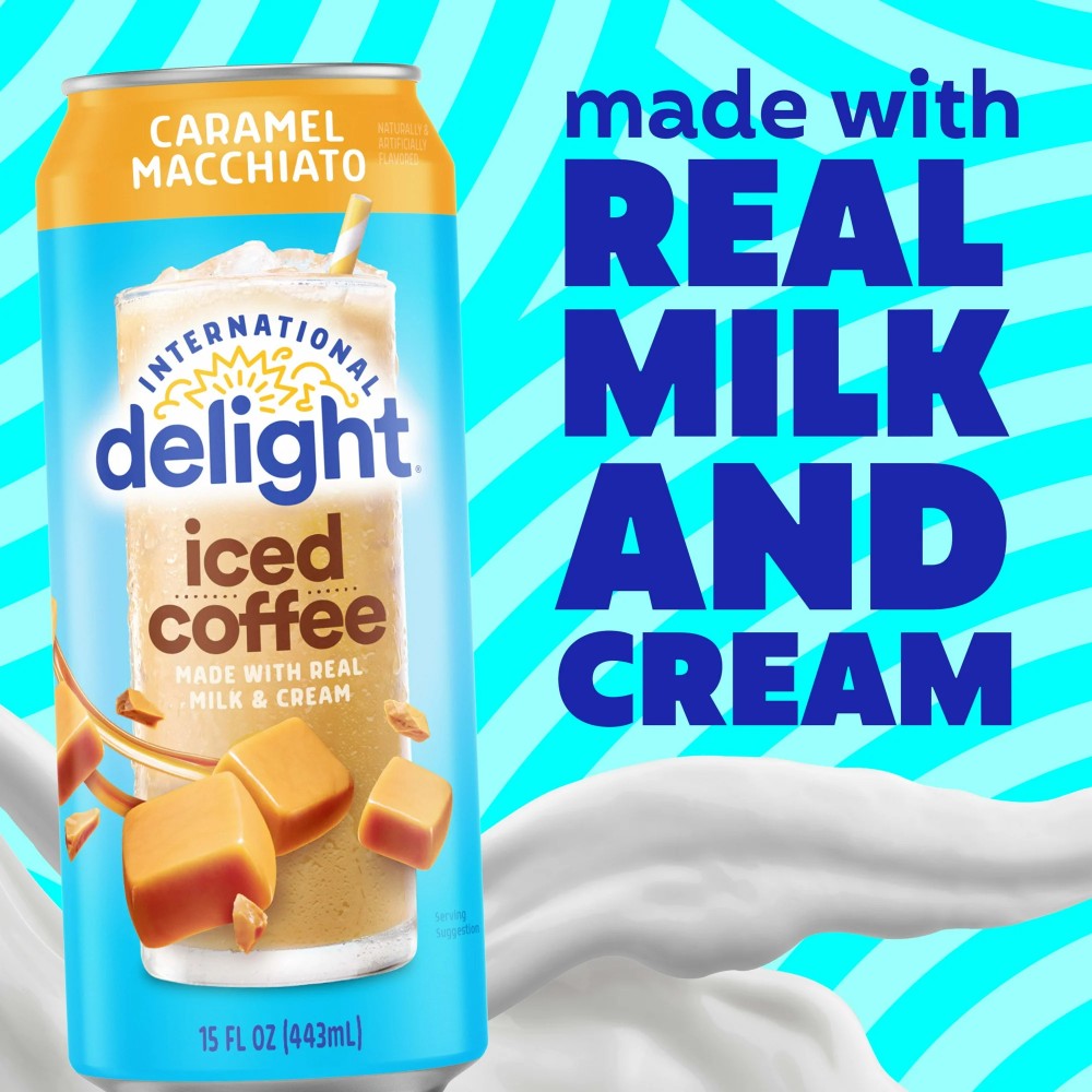 International Delight Iced Coffee Caramel Macchiato 15oz (443ml)