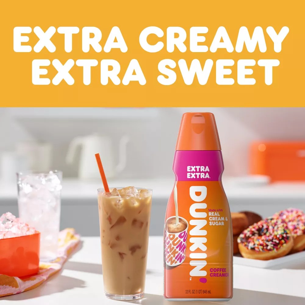 Dunkin' Extra Extra Coffee Creamer 32oz (946ml)