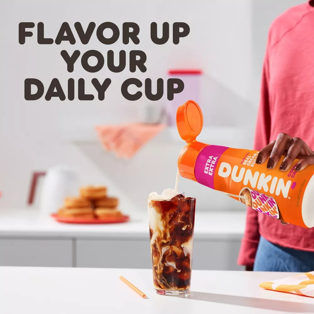 Dunkin' Extra Extra Coffee Creamer 32oz (946ml)