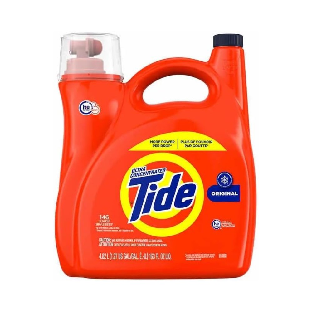 Tide Ultra Concentrated Liquid Laundry Detergent, Original, 146 Wash 4.82L
