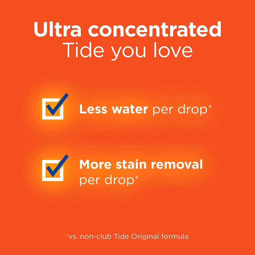 Tide Ultra Concentrated Liquid Laundry Detergent, Original, 146 Wash 4.82L