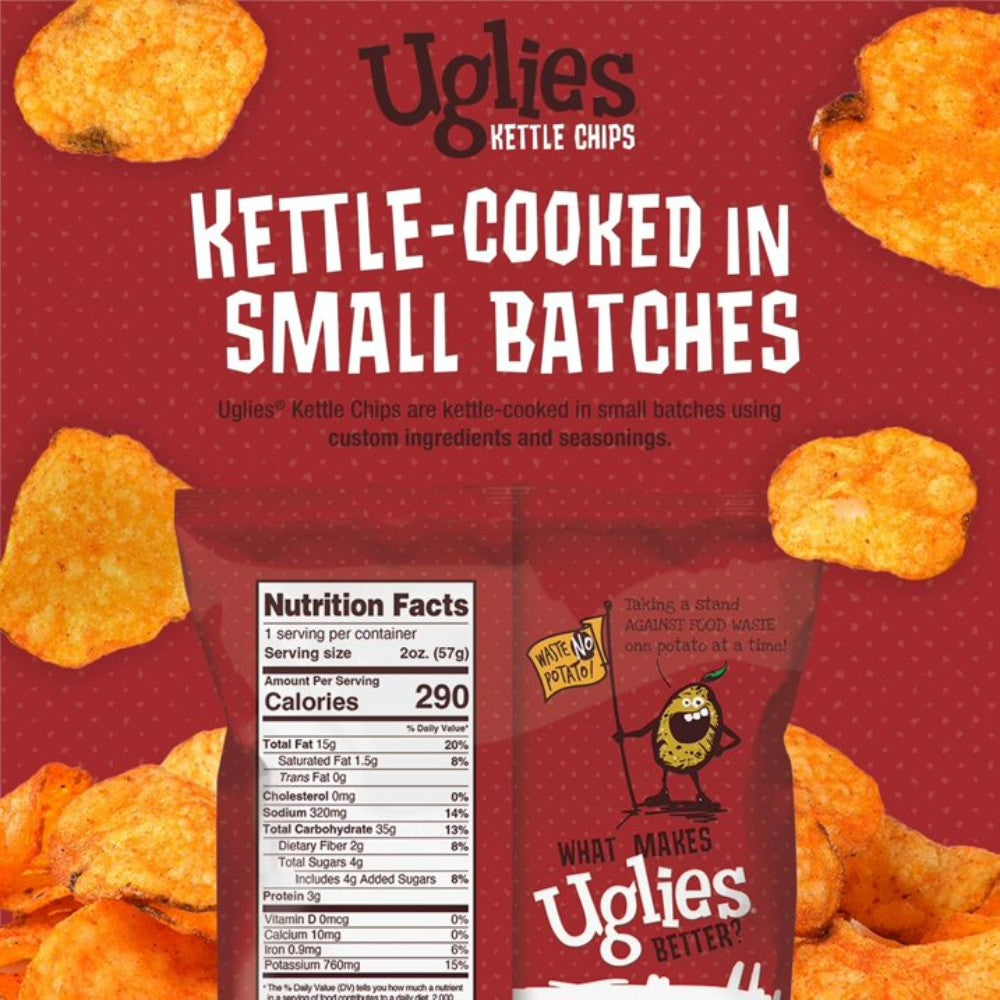 Uglies Kettle Sweet Potato Chips Bar-B-Que 2oz (57g)
