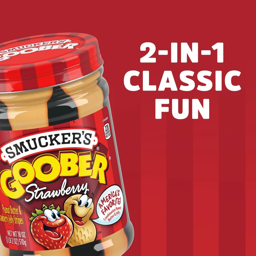 Smucker's Goober Strawberry Jelly & Peanut Butter 18oz (510g)