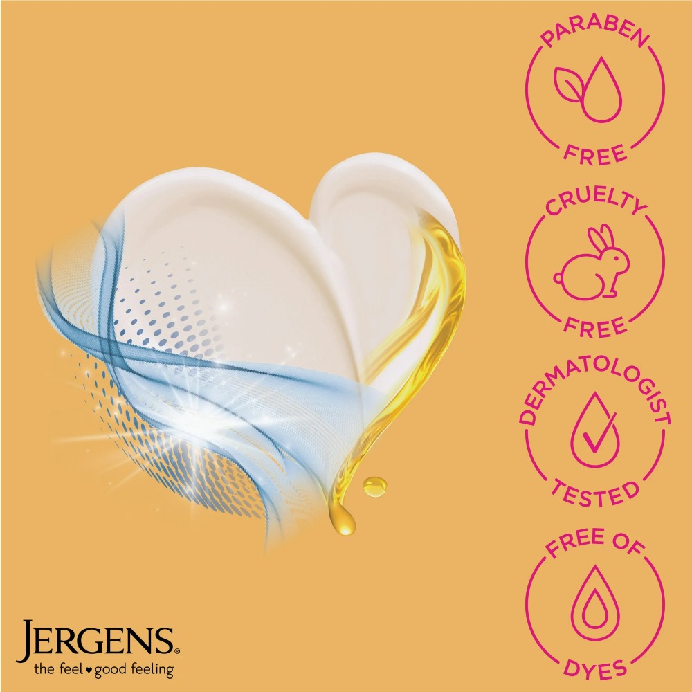 Jergens Moisturizer Skin Firming Body Lotion for Dry Skin with Collagen 16.8oz (496ml)