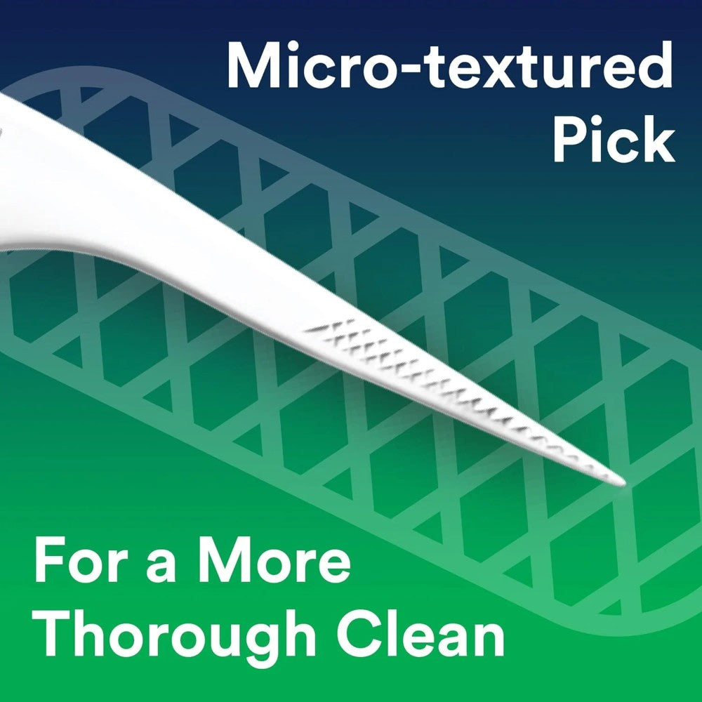 DenTek Advanced Clean Triple Clean Floss Picks Removes Plaque & Bacteria 150 Count