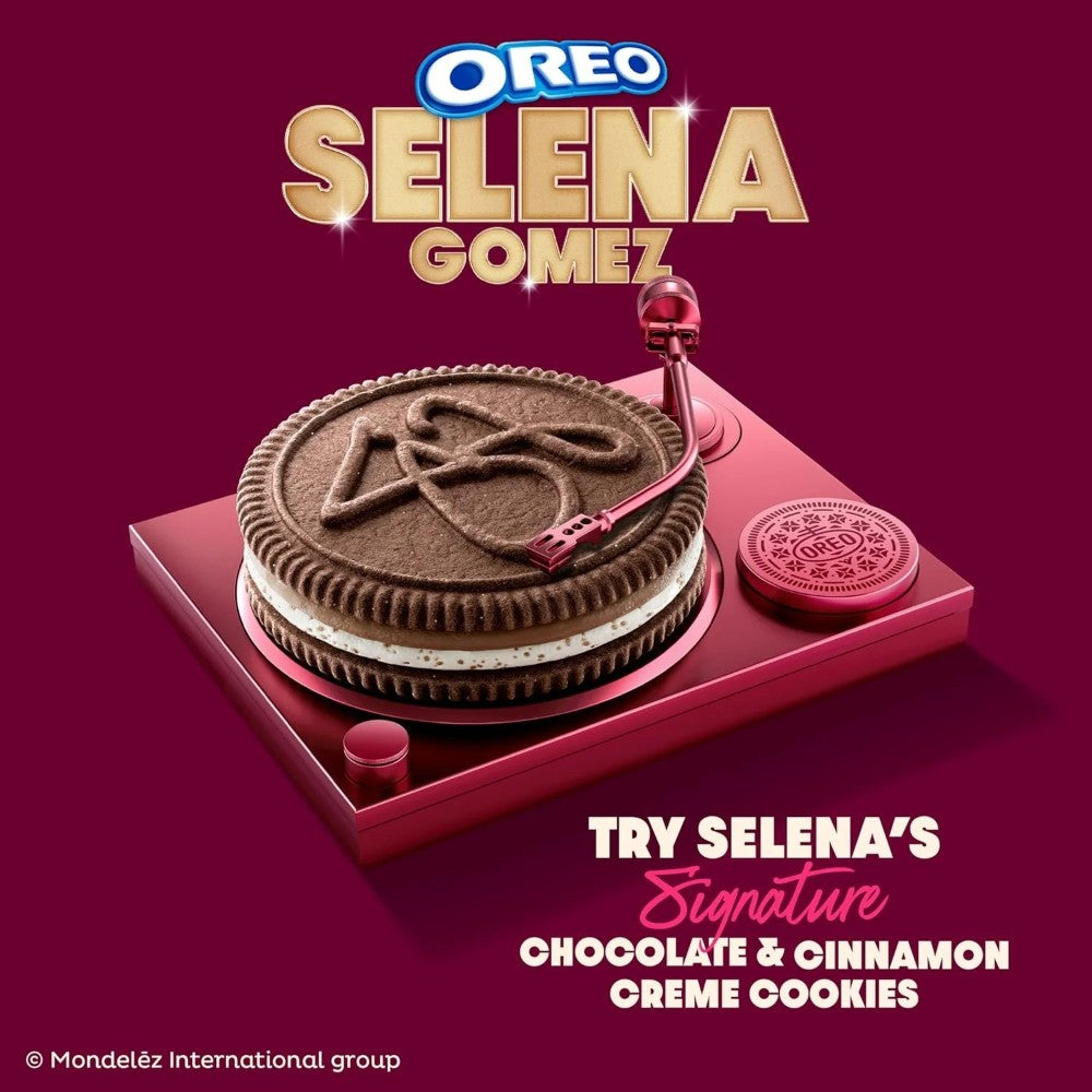 Oreo Selena Gomez Chocolate & Cinnamon Creme Cookies 10.68oz (303g)