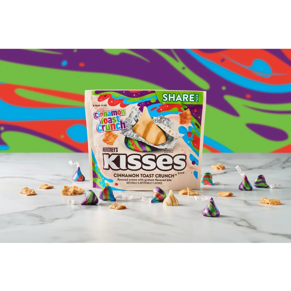 Hershey Kisses Cinnamon Toast Crunch Chocolate Share Pack 9oz (255g)