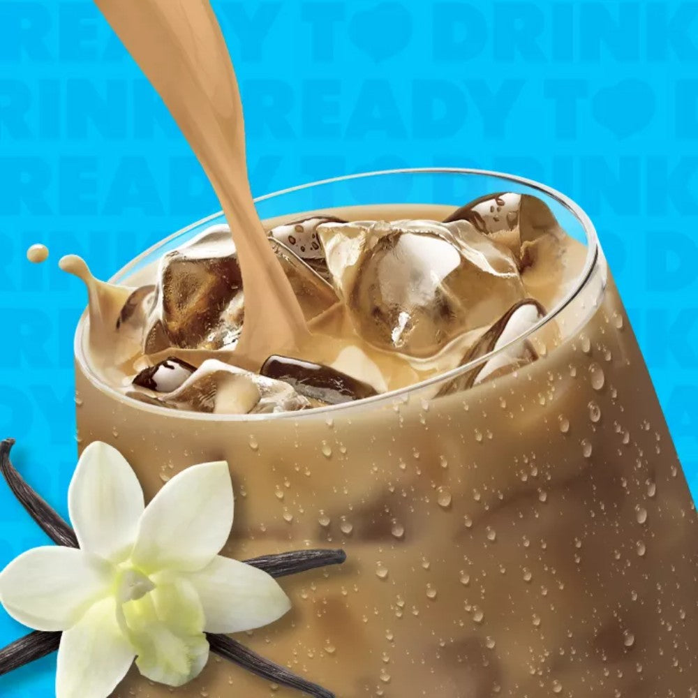 Coffee Mate Iced Coffee French Vanilla Flavored Iced Coffee Non-Dairy Ready to Drink 50oz (1.47L)