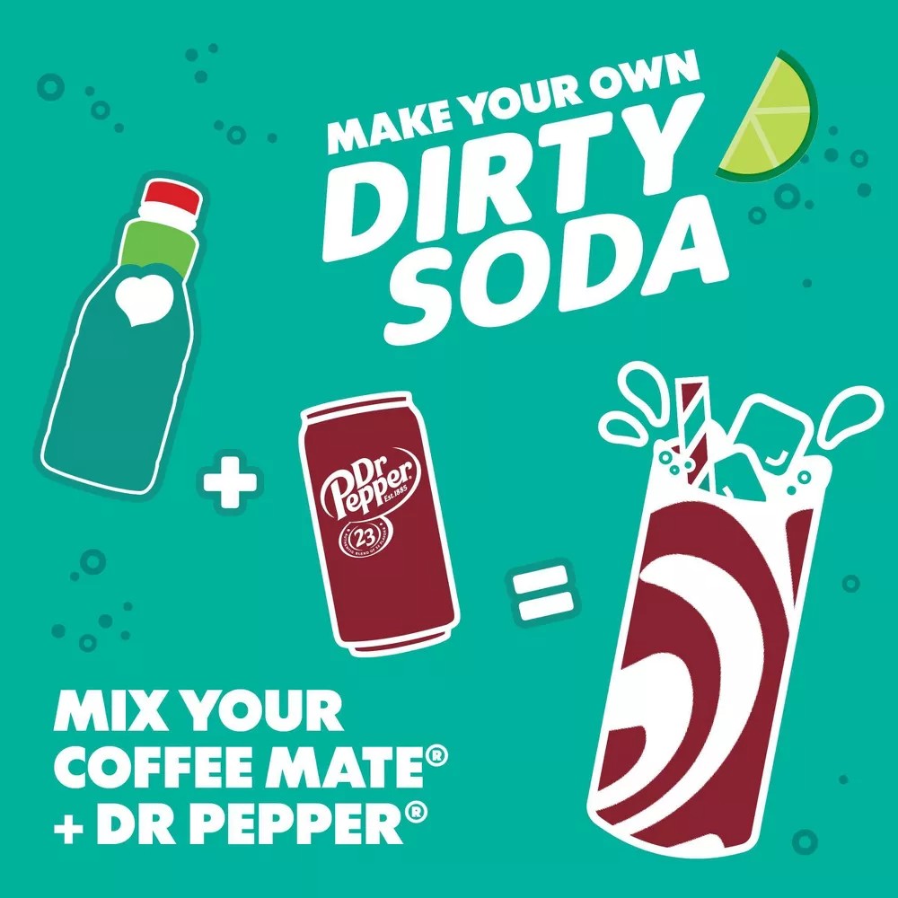 Coffee Mate Coconut Lime Dirty Soda Creamer 28oz (828ml)
