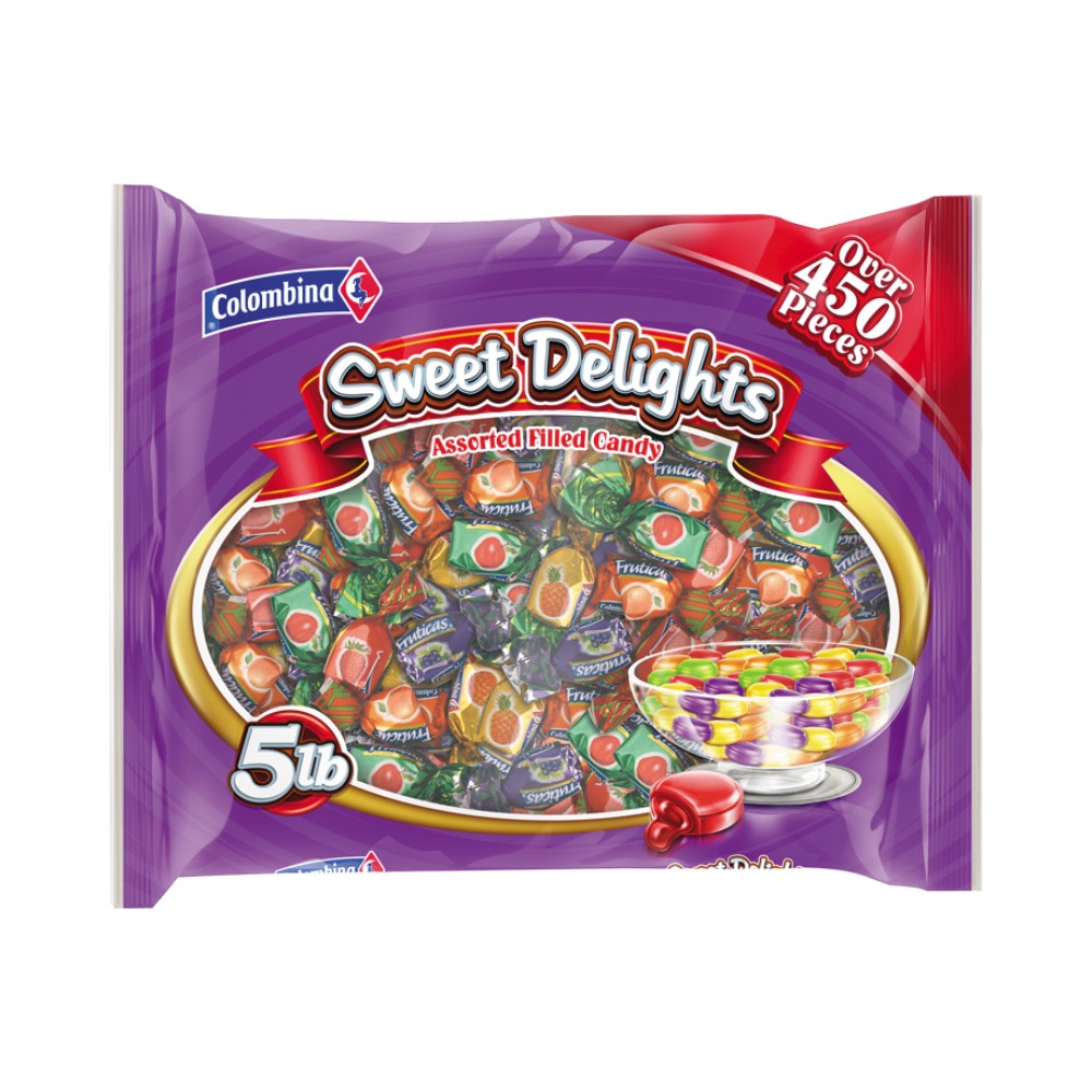 Assorted Colombina Fancy Filled Bulk 5 Lb (2.27kg)