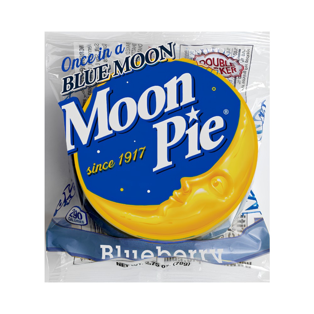 Moon Pie Double Decker Blueberry 2.75oz (77g)