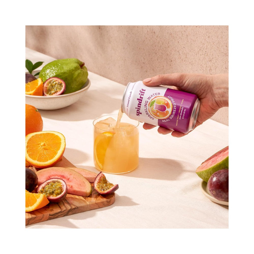 Spindrift Island Punch Flavoured Sparkling Water 12oz (355ml)