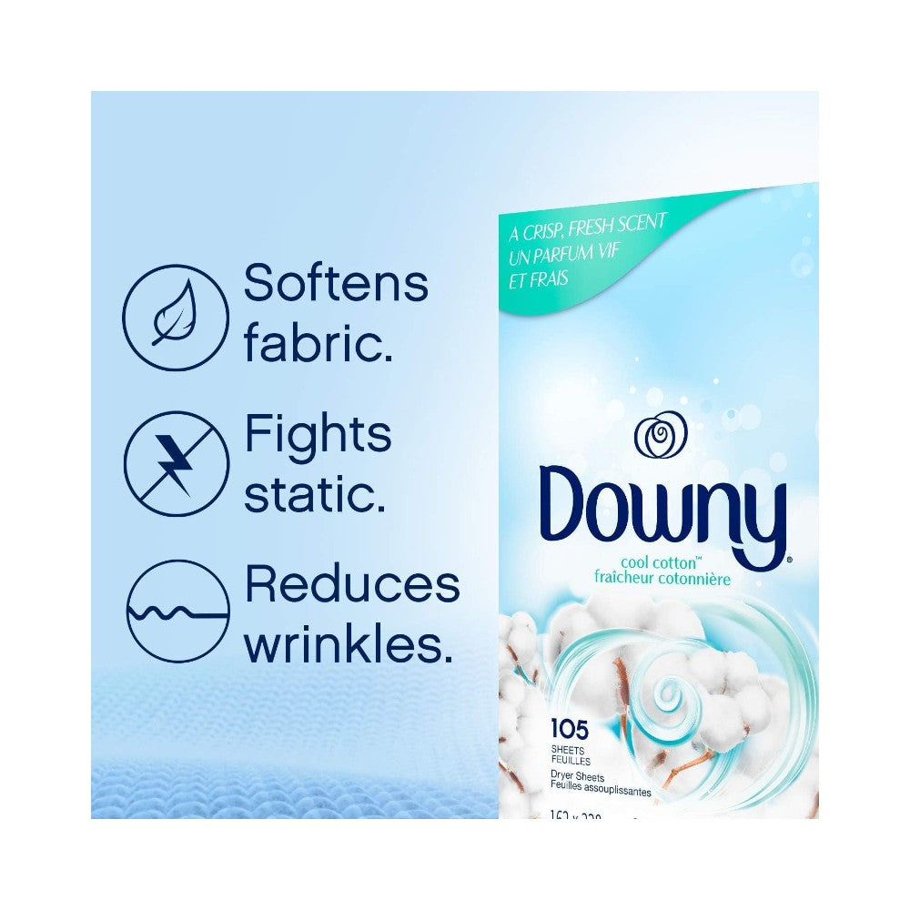 Downy Dryer Sheets Cool Cotton 240c
