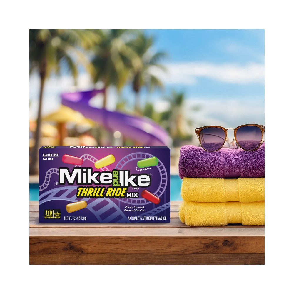 Mike & Ike Theatre Box Thrill Ride Mix 4.25oz (120g)