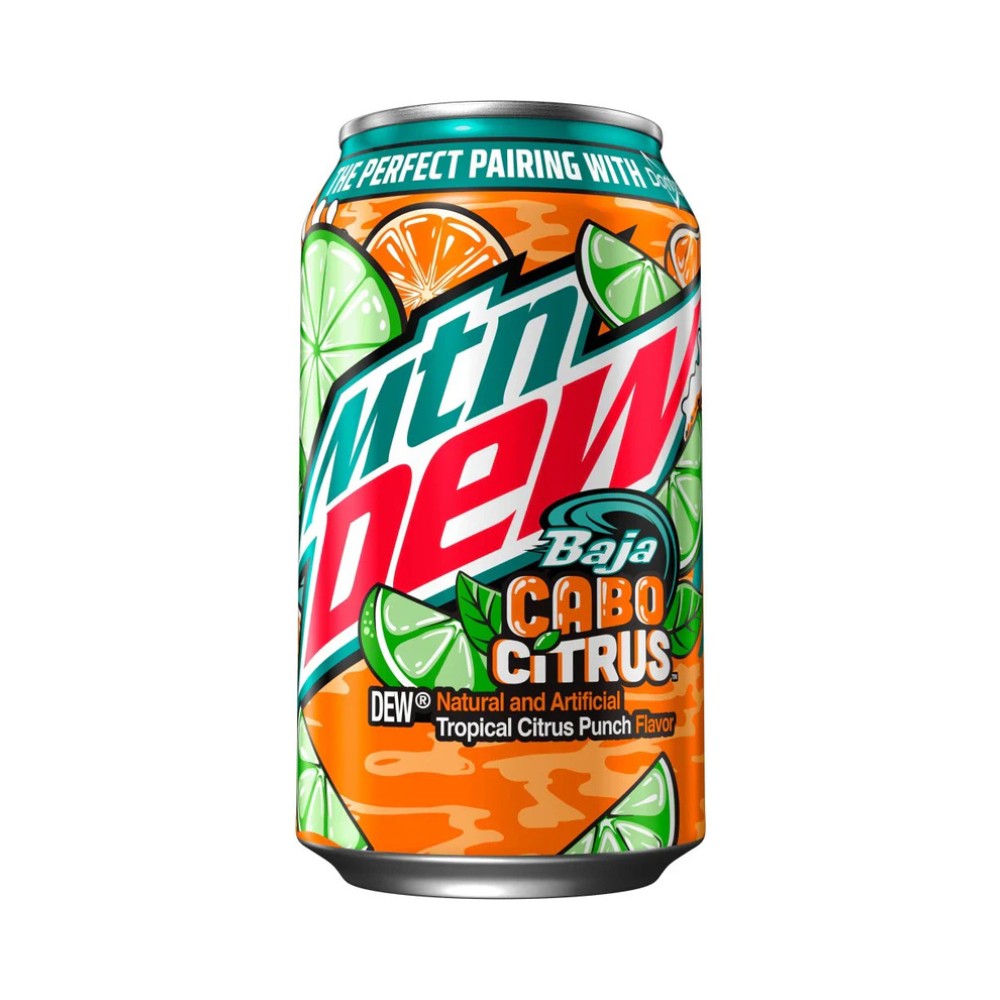Mountain Dew Baja Cabo Citrus 12oz (355ml)