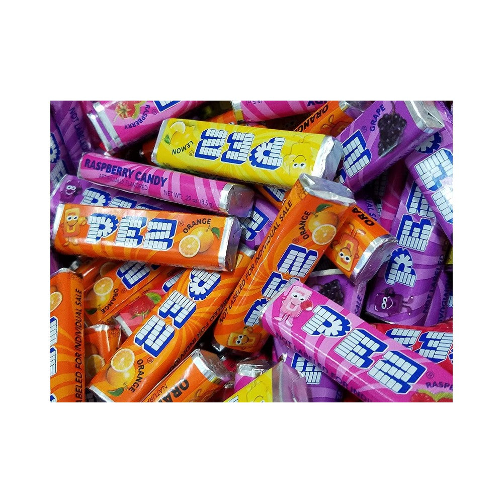 Assorted Pez Candy Fruit Rolls Bulk 250g