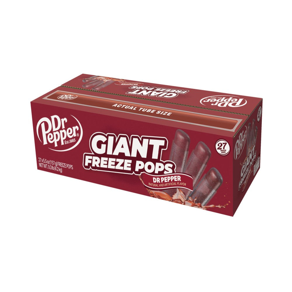 Kisko Giant Dr Pepper Freezies 27's 5.5oz (156g)