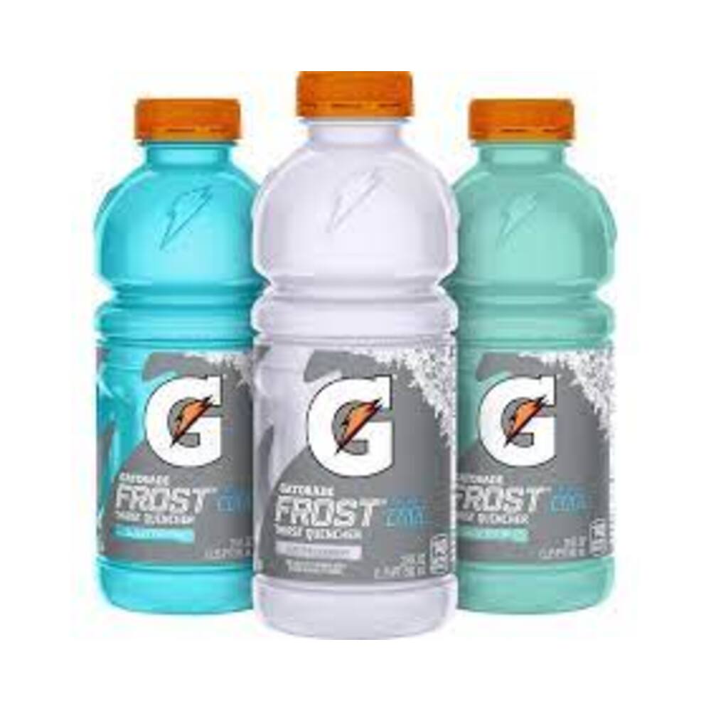 Gatorade Frost Variety Pack Glacier Freeze, Glacier Cherry & Artic Blitz 8 of each (24 Total) 20oz Bottles