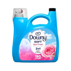 Downy Liquid Fabric Softener April Fresh 2in1 Soft & Fresh 190w 140oz (4.14L)