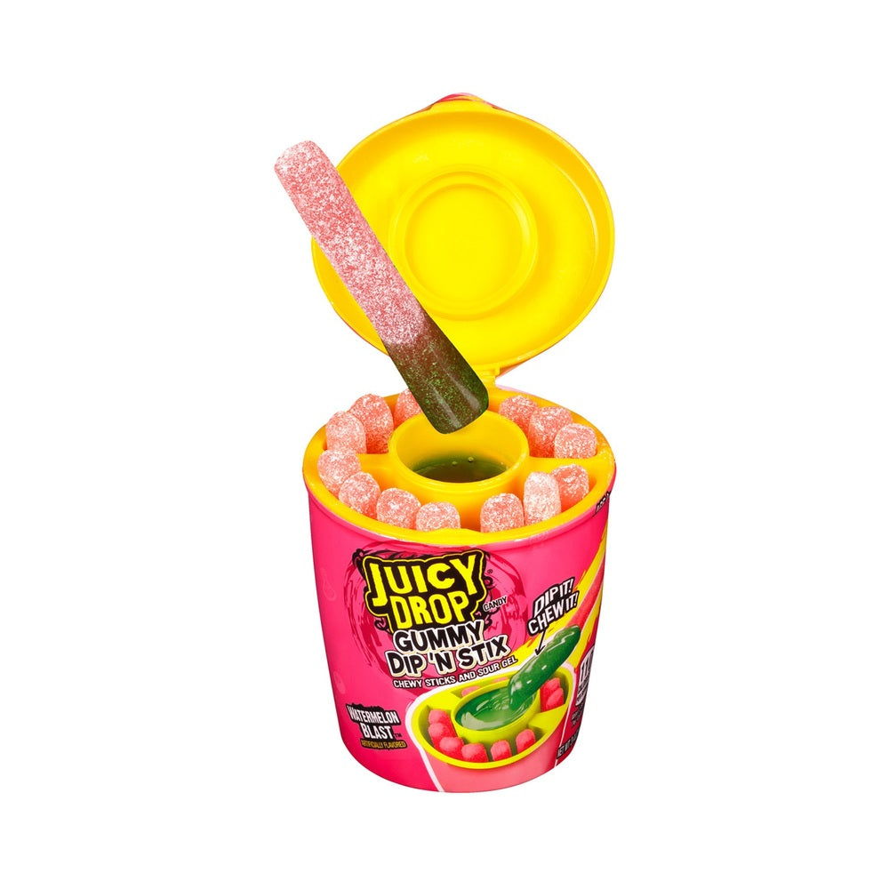 Topps Juicy Drop Gummy Dip 'N Stick Watermelon 3.4oz (96g)