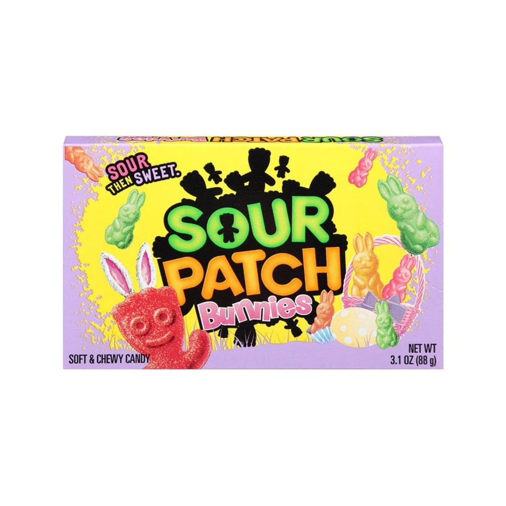 SOUR PATCH KIDS Bunnies Soft & Chewy Easter Candy Theater Box 3oz (85g)