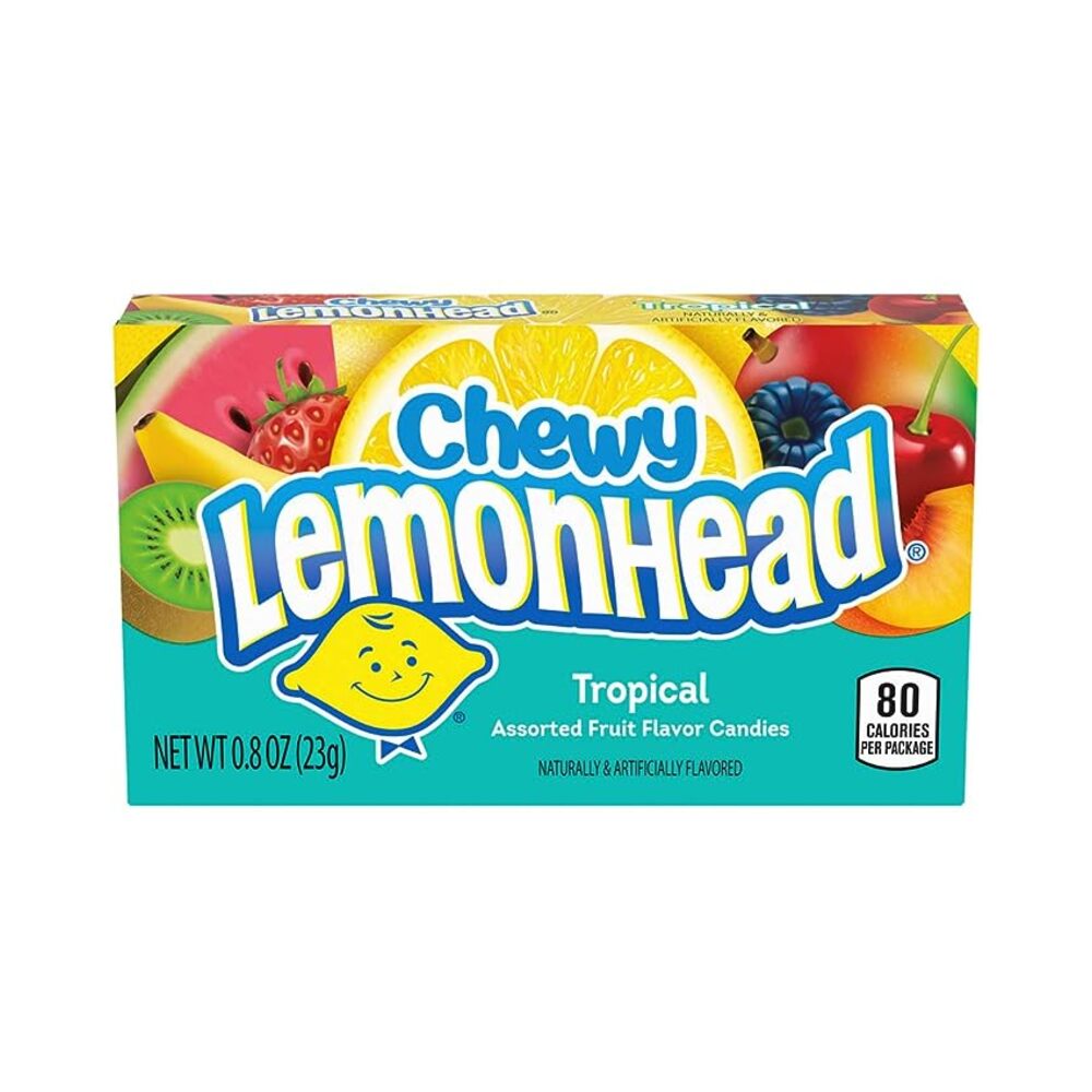 Lemonhead Chewy Tropical 0.8oz (23g) Best Before 31/10/2024