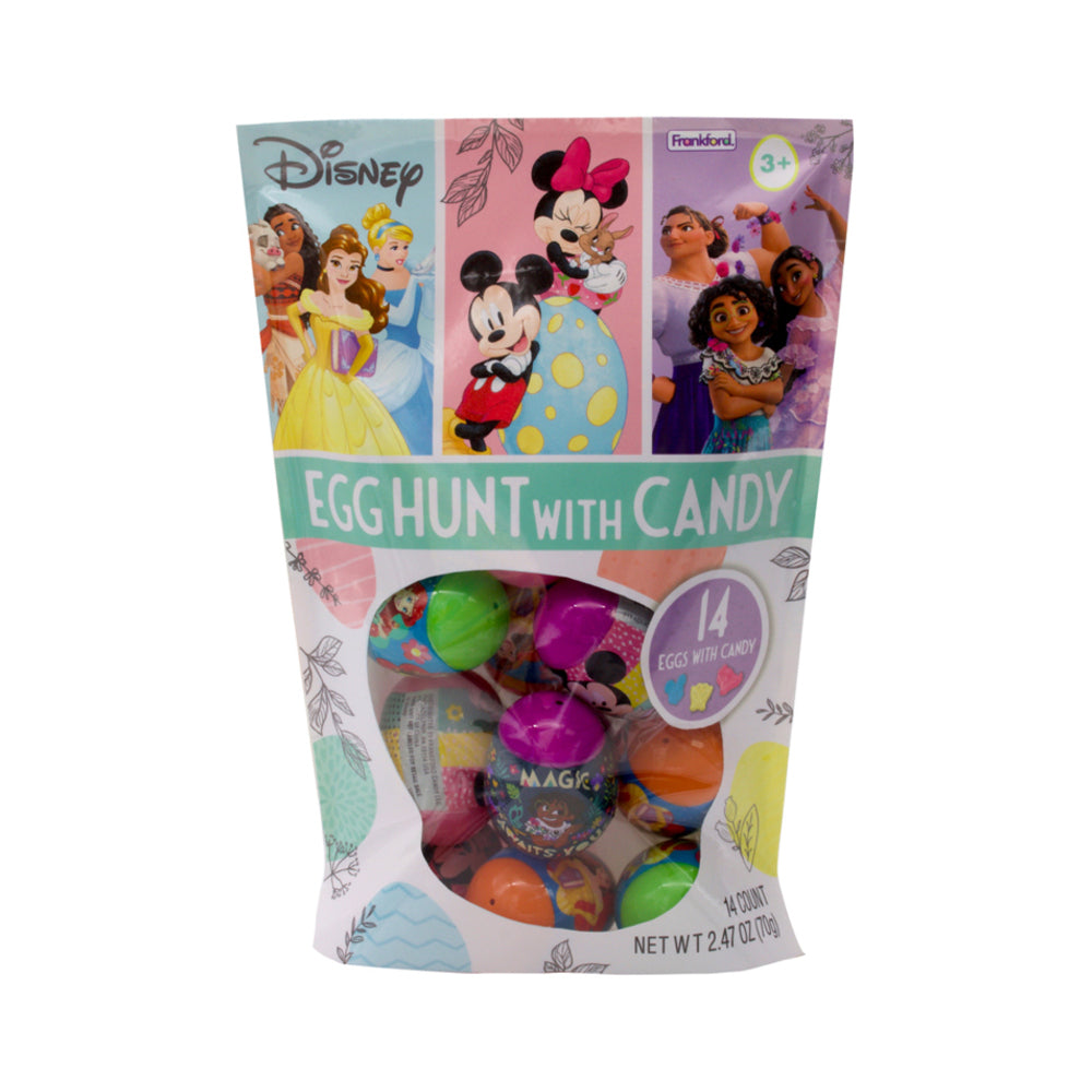 Disney Assorted Egg Hunt with Candy 14ct 2.47oz (70g)