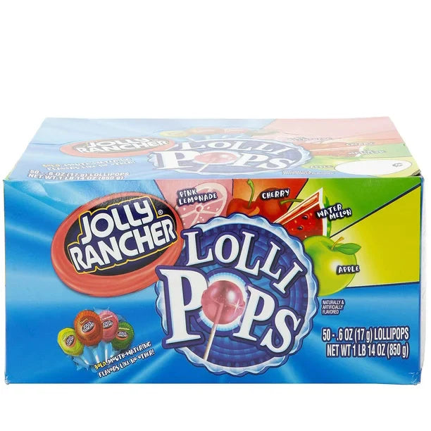 Jolly Rancher Lollipops 4 Flavours (50s) 0.6oz (17g)